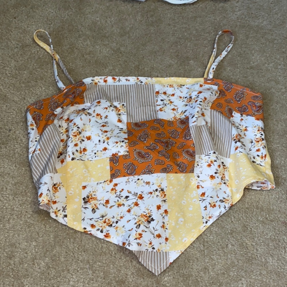 Tie in back crop top